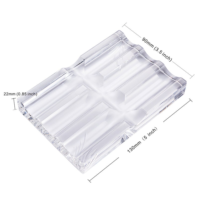 LONGWIN Office Supplies Crystal Fountain Pen Holder Desktop Organizer - Image 3